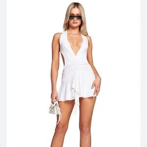 I AM GIA ORSON DRESS WHITE